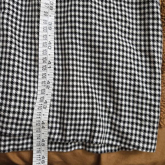 Jessica Howard Vtg 80s Dark Academia Librarian Velvet Houndstooth Midi Dress 10 - Picture 12 of 12